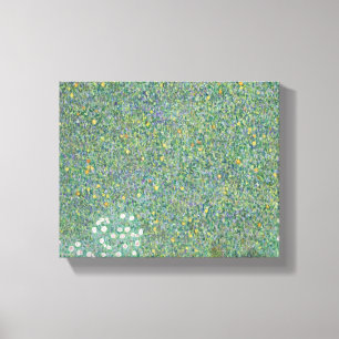 Lienzo Rosebushes bajo los árboles - Gustav Klimt