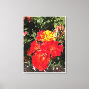 Lienzo Roses Rojas y Amarillas, Portland, Oregón