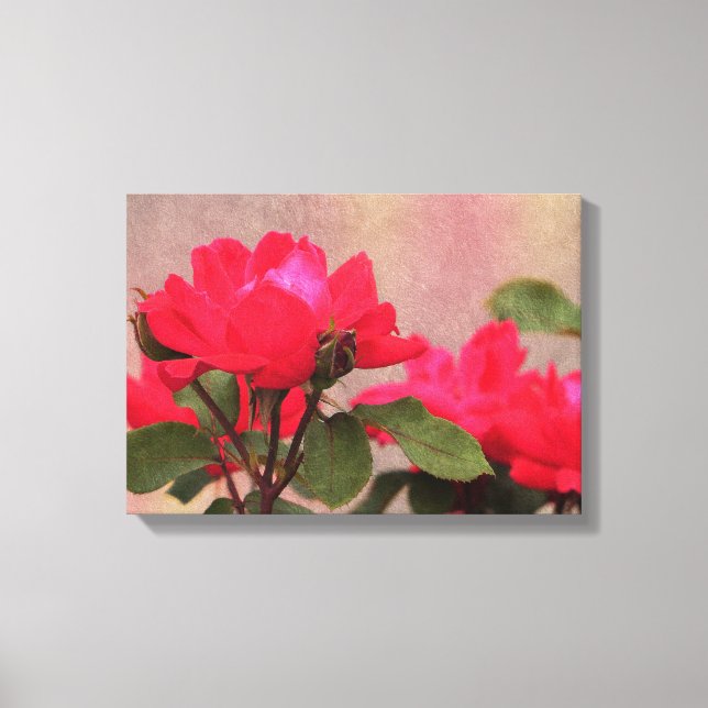 Lienzo Roses rojos (Anverso)