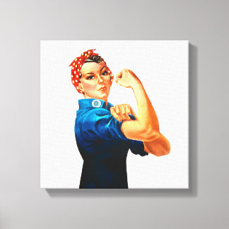 Lienzo Rosie The Riveter Poster de la Segunda Guerra Mund