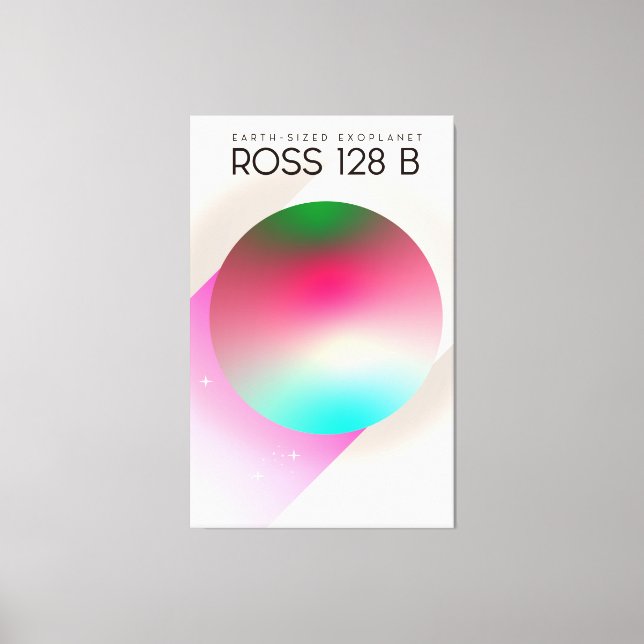 Lienzo Ross 128B poster de ciencia ficción (Anverso)
