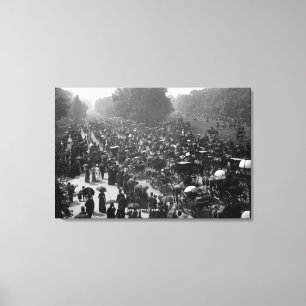 Lienzo Rotten Row en Hyde Park, Londres, c.1890