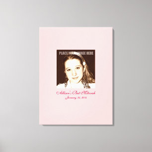 Lienzo Rótulo De Bat Mitzvah En Junta Fiesta