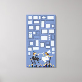 Lienzo RÓTULO de  de Boda de SILLA DE HORAH