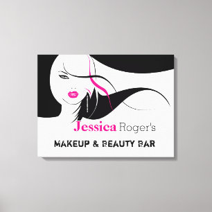 Lienzo Rótulo de empresa de personalizable/arte de pared