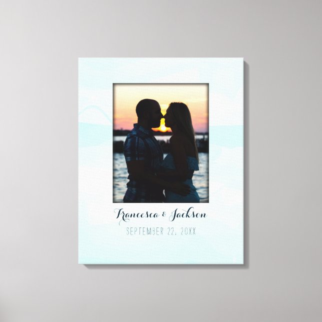 Lienzo Rótulo de fotografía Boda alternativo del libro de (Anverso)