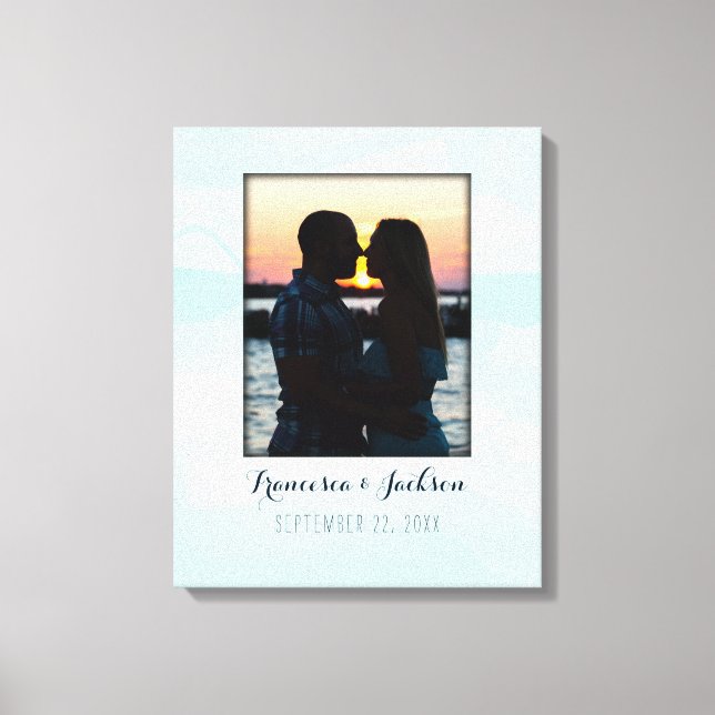 Lienzo Rótulo de fotografía Boda alternativo del libro de (Anverso)
