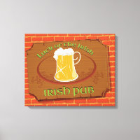 Rótulo de pub irlandés