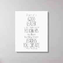 Rótulo De Un Buen Líder, Cita De Mahatma Gandhi