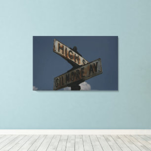 Lienzo Rótulo de Vintage Street