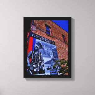 Lienzo Rótulo nativo americano