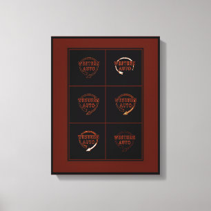 Lienzo Rótulo Occidental de Construcción Automática, Kans