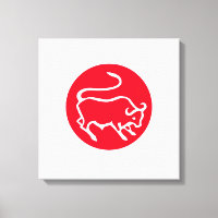 Rótulo Taurus Zodiac Moderno Llanura Minimalista E