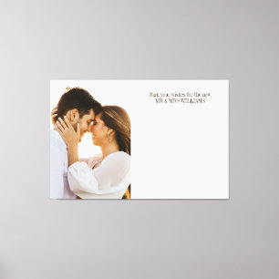 Lienzo Rótulo Tu Deseo Libro De Bodas De Fotos