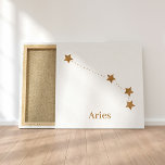 Lienzo Rótulo Zodiac moderno Aries Gold | Incendio de ele<br><div class="desc">Rótulo Zodiac moderno Aries Gold | Incendio de elemento</div>