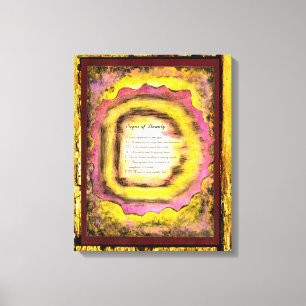 Lienzo Rótulos de belleza