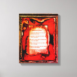 Lienzo Rótulos De Los Niños