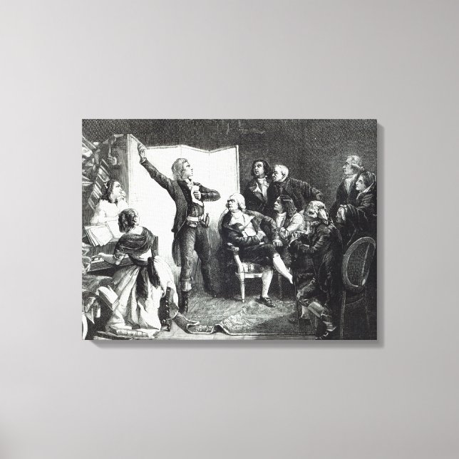 Lienzo Rouget de L'Isle (Anverso)