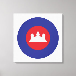 Lienzo Roundel de Camboya