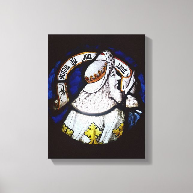 Lienzo Roundel del profeta Isaías (Anverso)