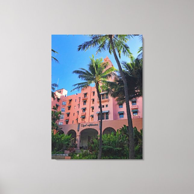 Lienzo Royal Hawaiian Hotel (Anverso)