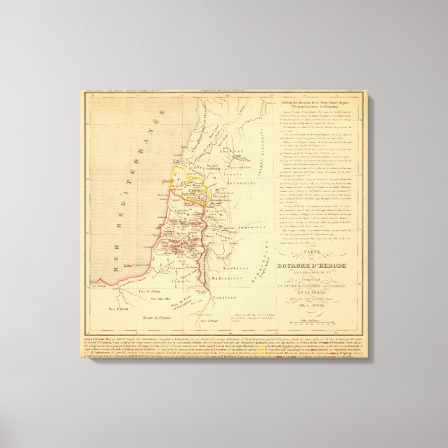 Lienzo Royaume d'Herode (Anverso)