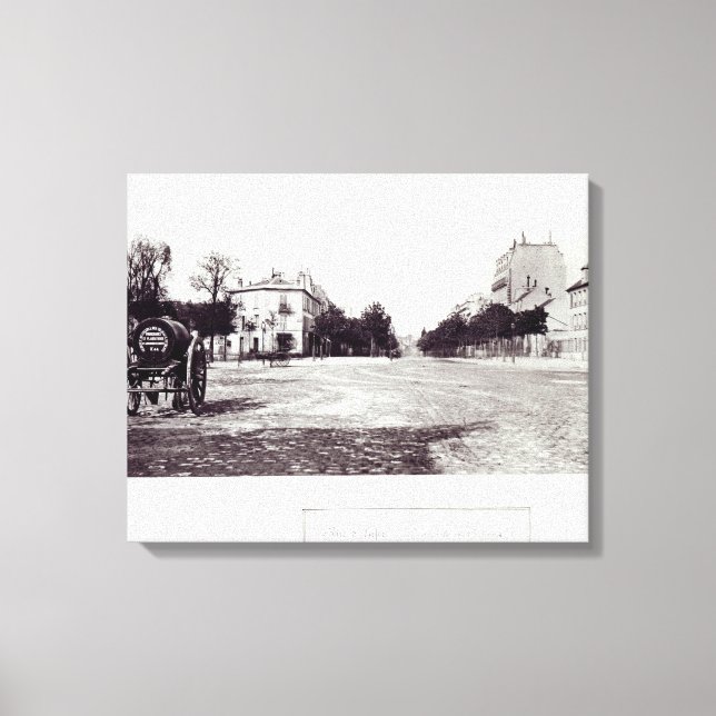 Lienzo Rue d'Enfer, de la carretera a Orleans (Anverso)