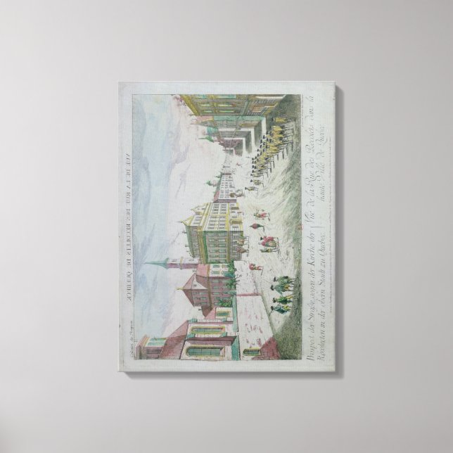 Lienzo Rue des Recolets, Quebec (Anverso)