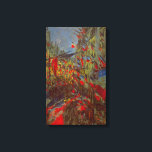 Lienzo Rue Montorgueil con banderas por Claude Monet<br><div class="desc">¡Gran imagen para usar en una fiesta del Día de la Bastilla!</div>