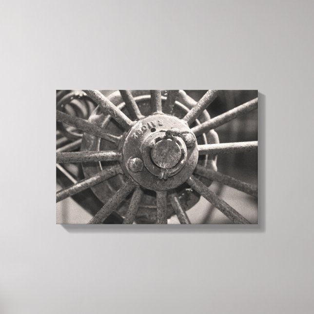 Lienzo Rueda de Carro Antiguo (Anverso)