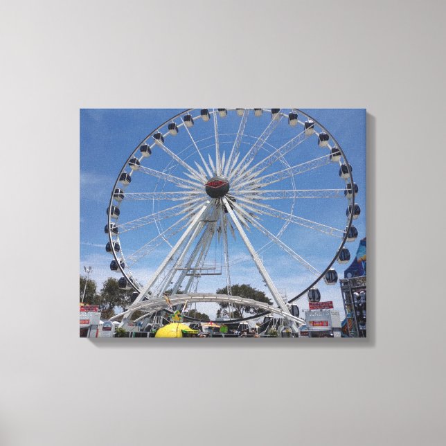 Lienzo RUEDA DE FERRIS EN CANVAS 20 "x 16" (Anverso)