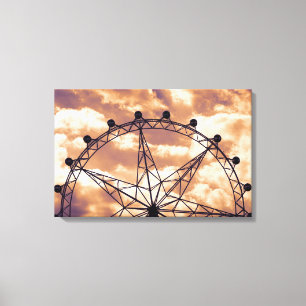 Lienzo Rueda de la fortuna en el cielo