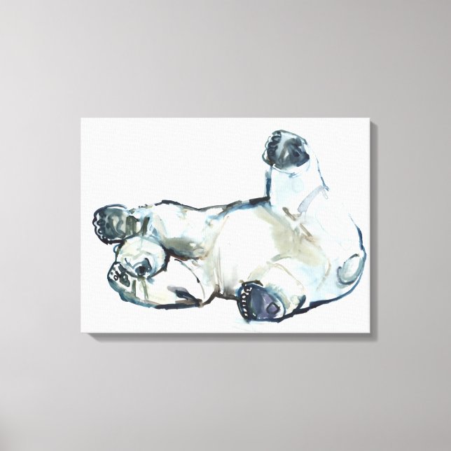 Lienzo Rueda de nieve (Anverso)