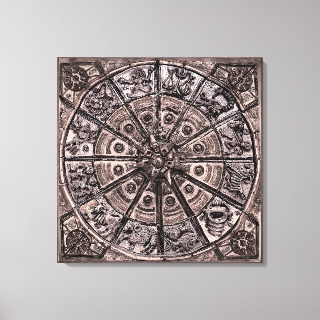 Lienzo Rueda Zodiac (Anverso)
