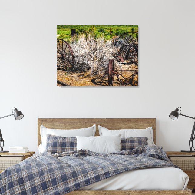 Lienzo Ruedas Históricas del Rancho (Insitu(Dormitorio))