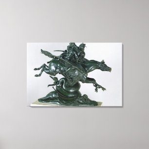 Lienzo Ruggiero y angélica