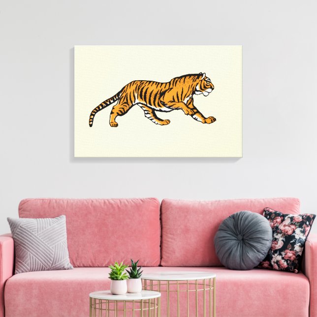 Lienzo ¡Rugir! ¡Soy un Tigre!  (Insitu (Sala de estar))