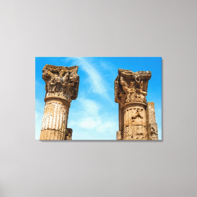 Lienzo Ruinas de la ciudad romana (Anverso)