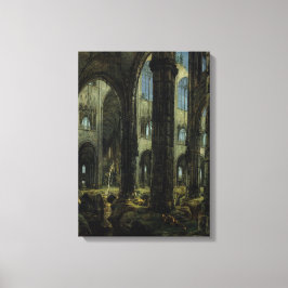 Lienzo Ruinas góticas (por Carl Blechen)