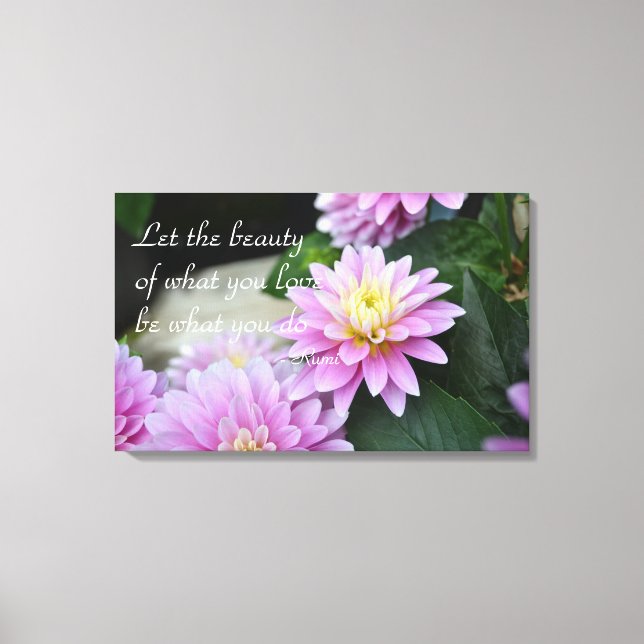 Lienzo Rumi Cita Dahlia Canvas Imprimir (Anverso)