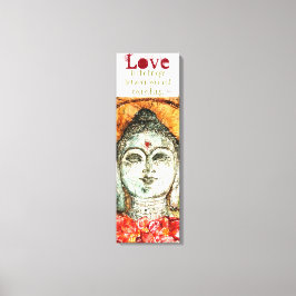 Lienzo Rumi Love Quote Buddha Art Canvas Print