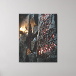 Lienzo Runas Antiguas Brillantes