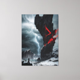 Lienzo Rune Thurisaz