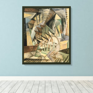 Lienzo Rush Hour, Nueva York por Max Weber, Cubismo Vinta