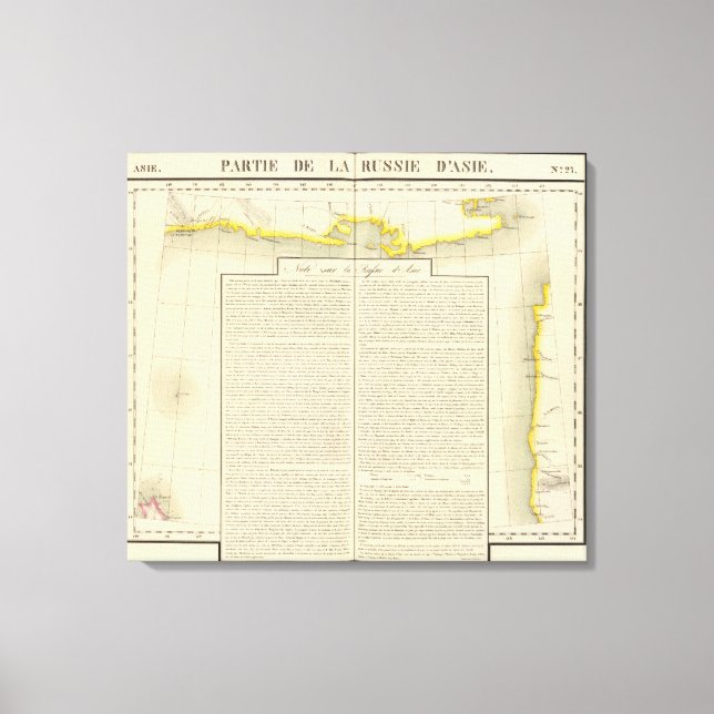 Lienzo Rusia asiática, Asia 27 (Anverso)