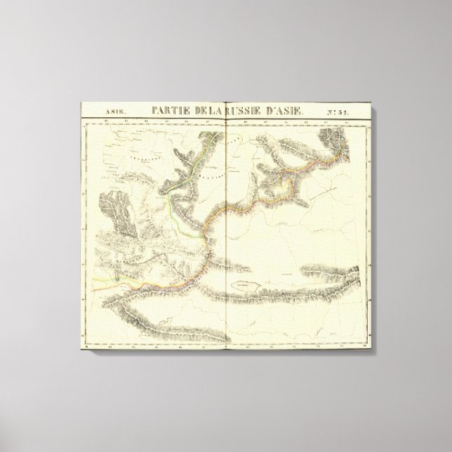 Lienzo Rusia asiática, Asia 31 (Anverso)