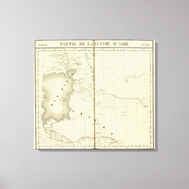 Lienzo Rusia asiática, Asia 41 (Anverso)