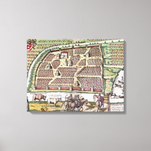 LIENZO RUSIA: MOSCÚ, 1591