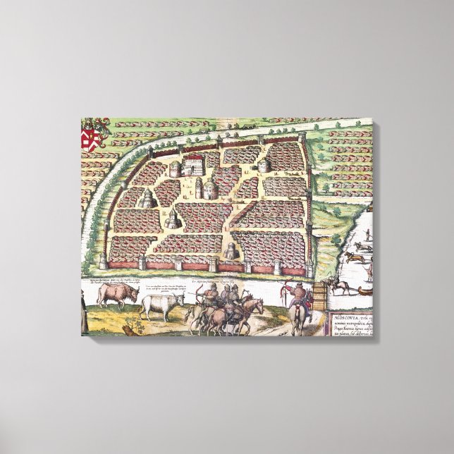 LIENZO RUSIA: MOSCÚ, 1591 (Anverso)