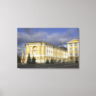 Lienzo Rusia, Moscú, Kremlin, Palacio del Senado,
